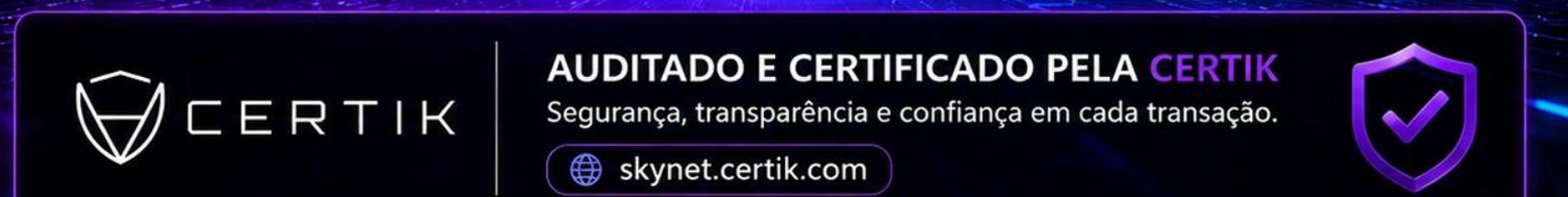 Auditado e certificado pela CertiK